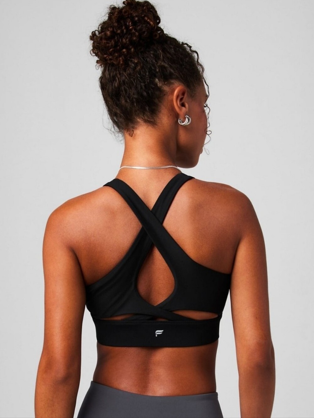 Fabletics No-Bounce High Impact  Twist Cut Out Back Sports Bra, M, EUC